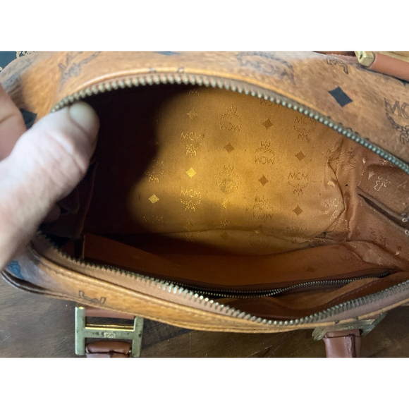 MCM Brown Satchel Bag - Picture 8 of 13
